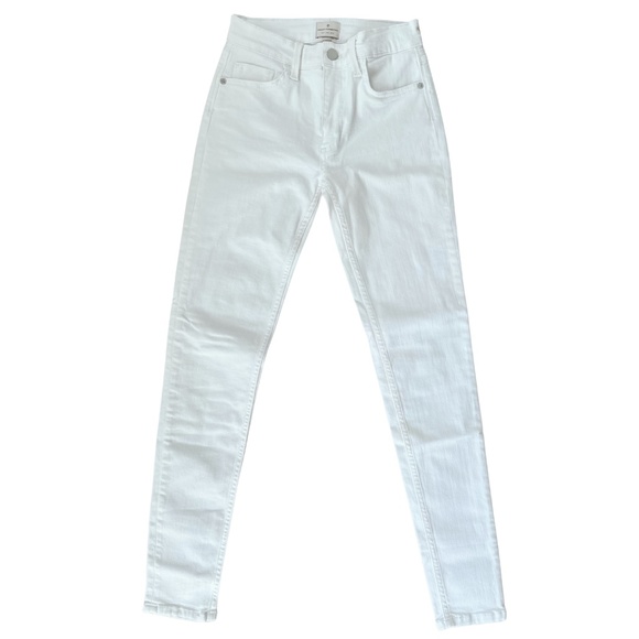 French Connection Denim - French Connection White Skinny Jeans - Size 2, NWOT, Low Rise